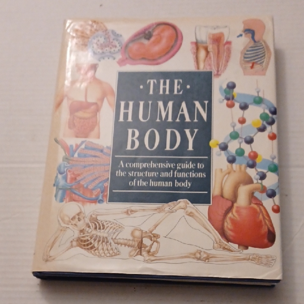 2/$50 The Human Body - Hardcover Guide Book With Book Jacket